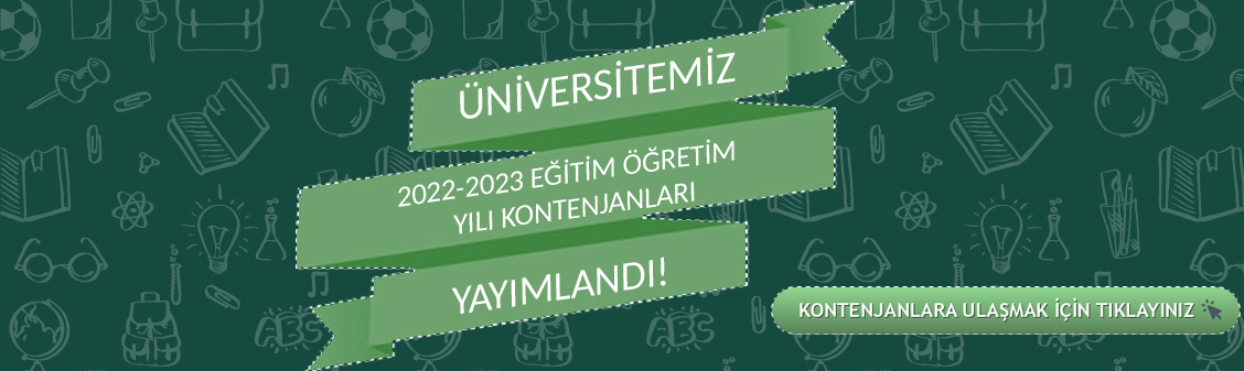 Tarsus Üniversitesi 2022 Yılı Kontenjanlar
